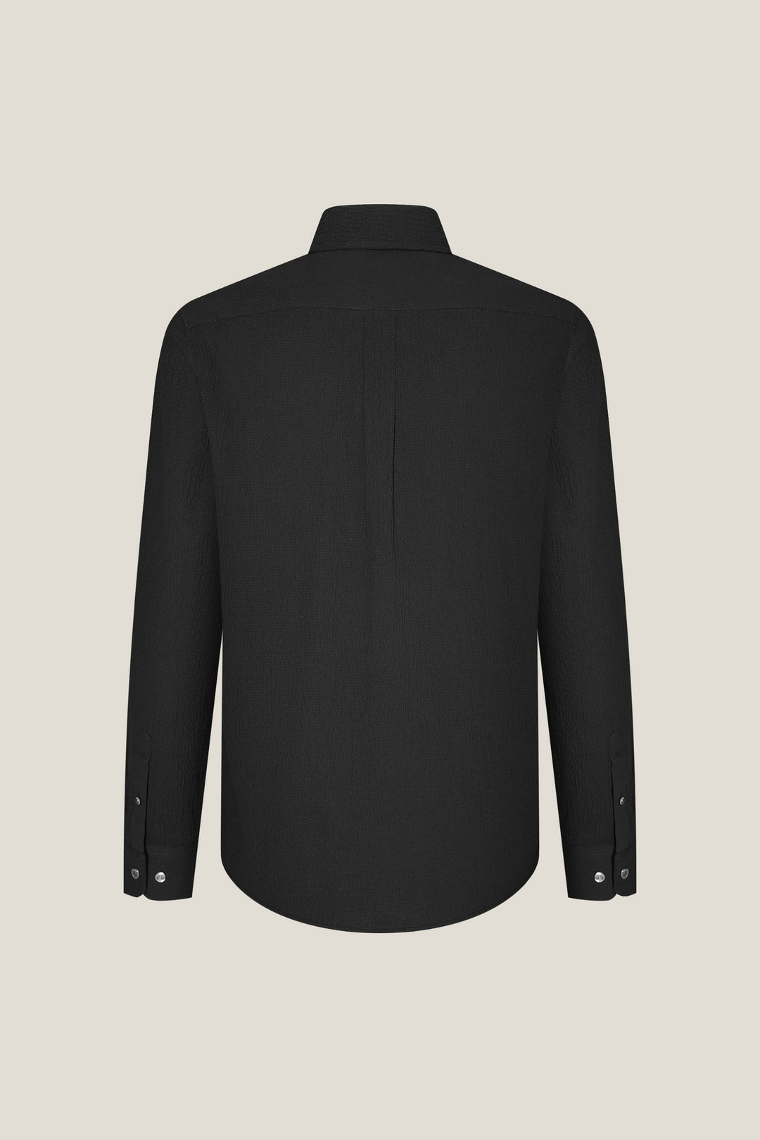 Seersucker 長袖休閒恤衫