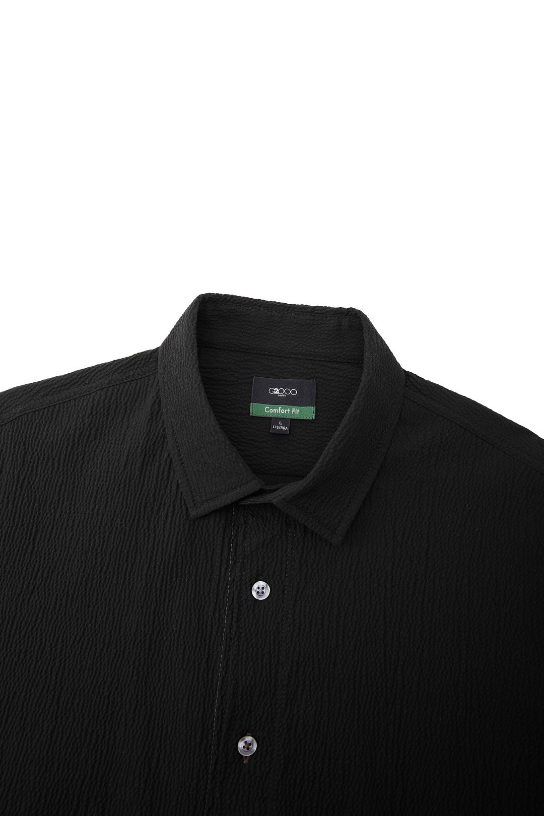 Seersucker 長袖休閒恤衫