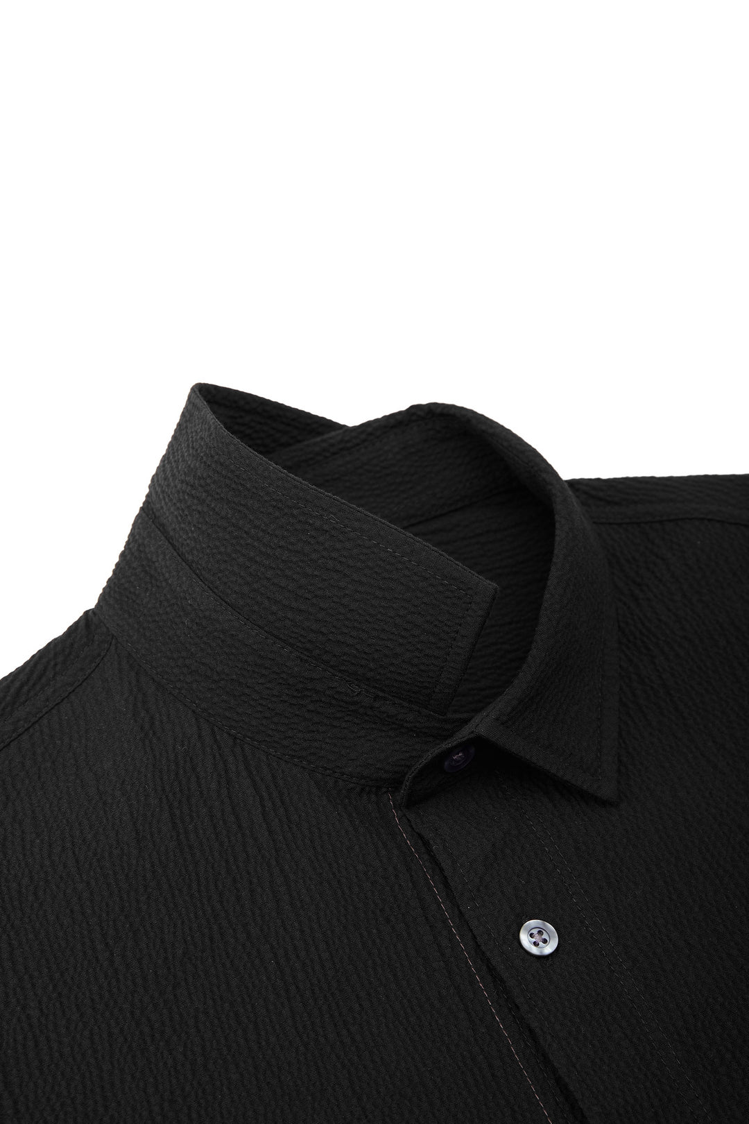 Seersucker 長袖休閒恤衫