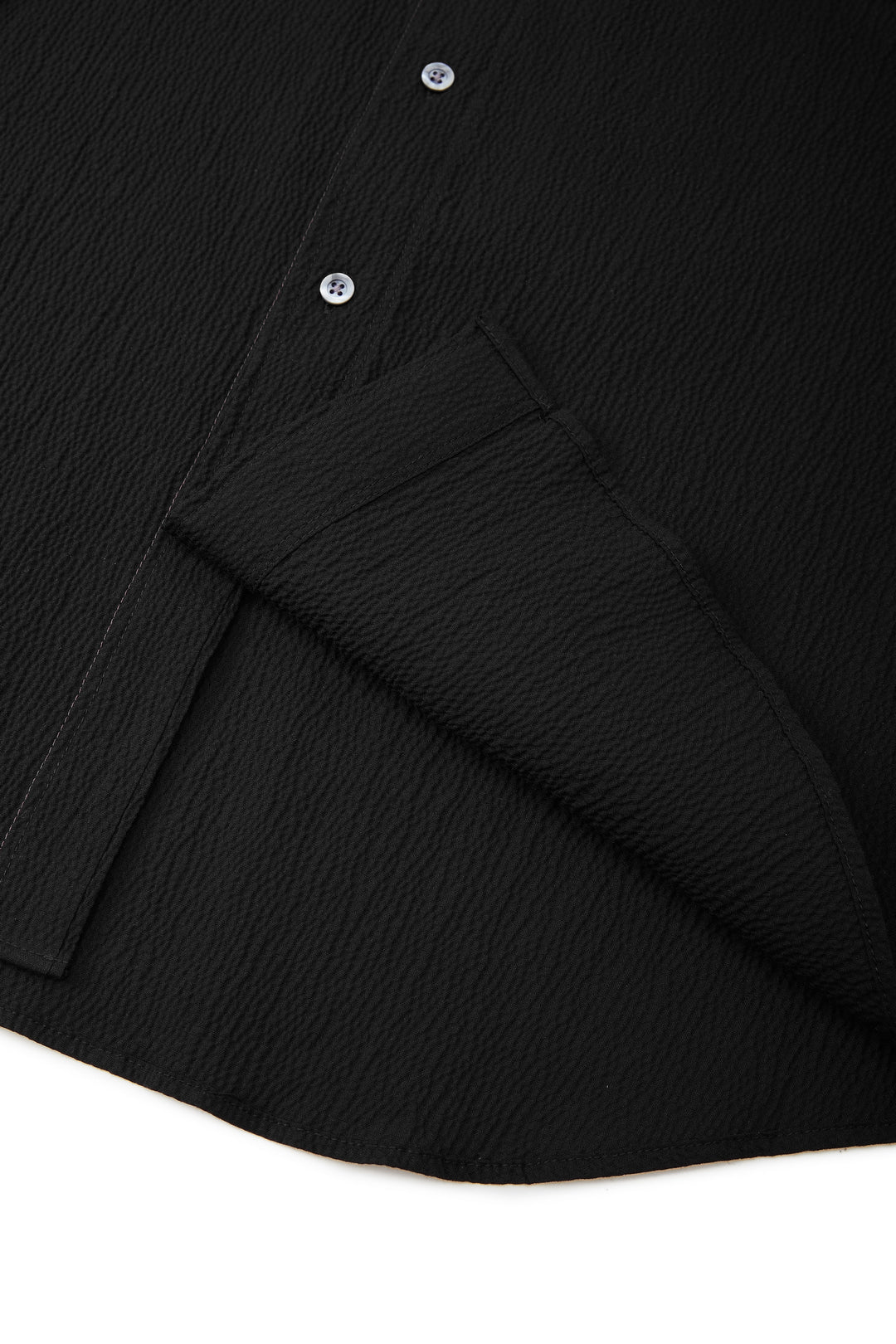 Seersucker 長袖休閒恤衫