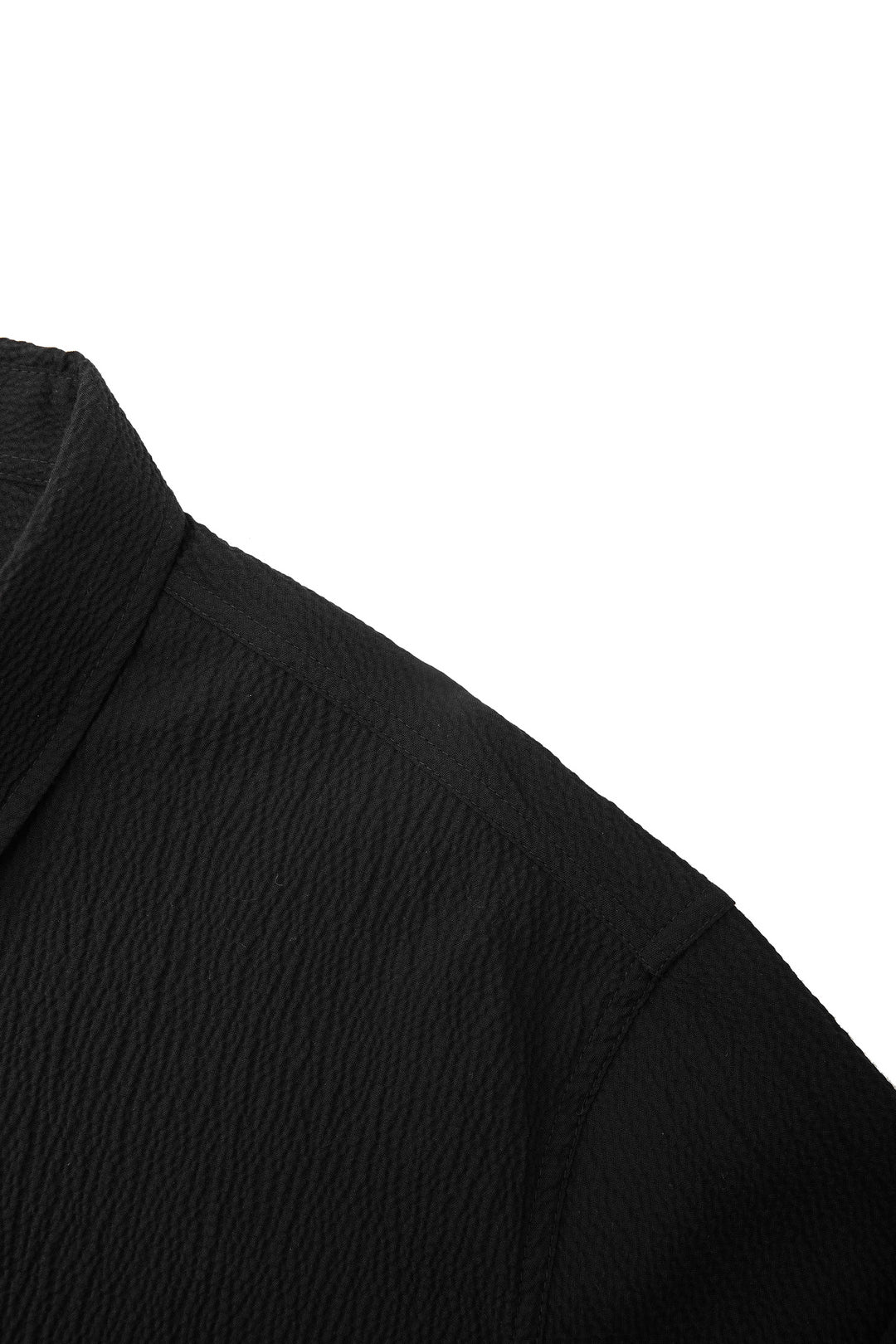 Seersucker 長袖休閒恤衫