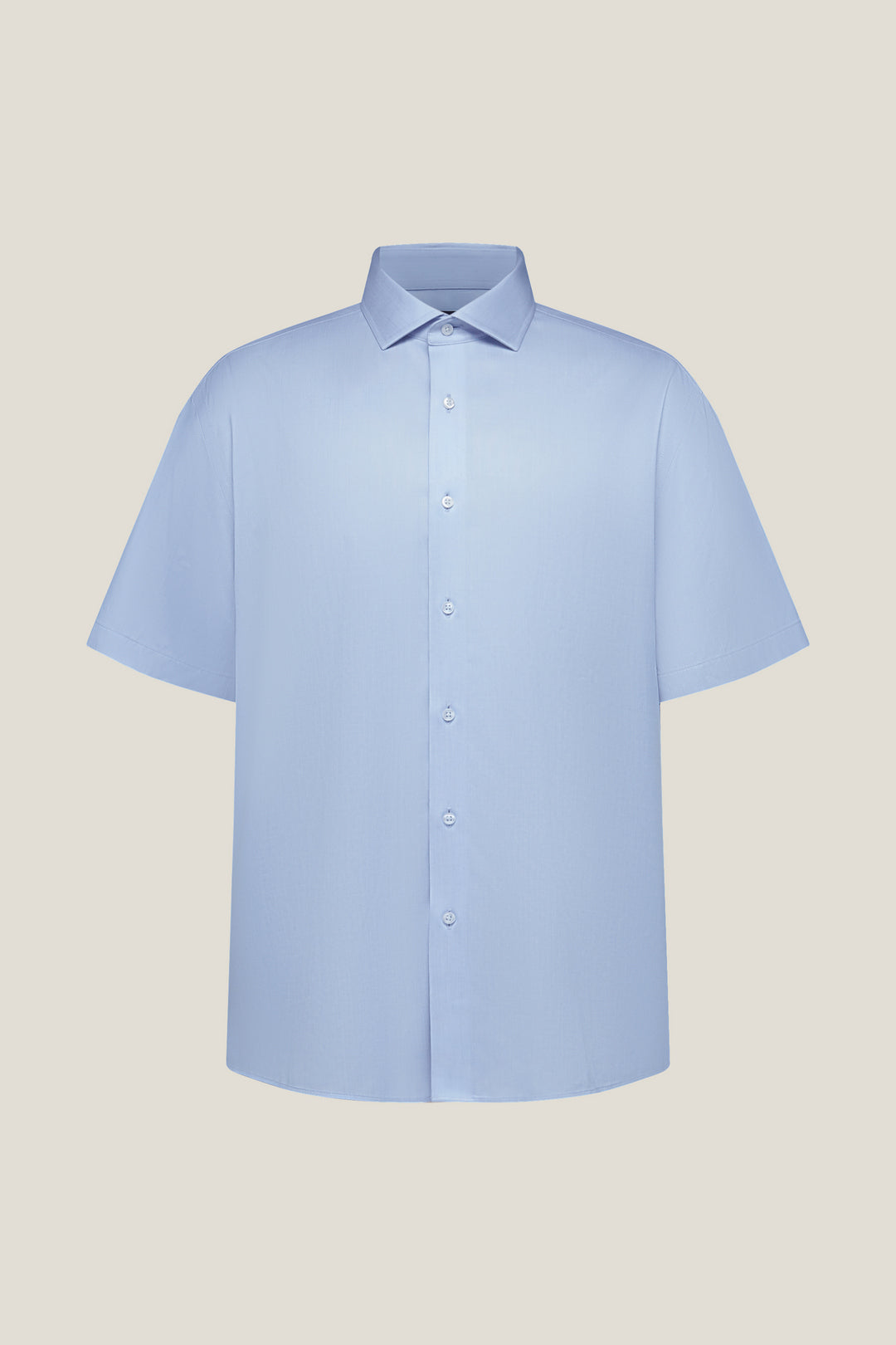 G2000 MAN-non-iron-short-sleeve-dress-shirt-56131511-Blue