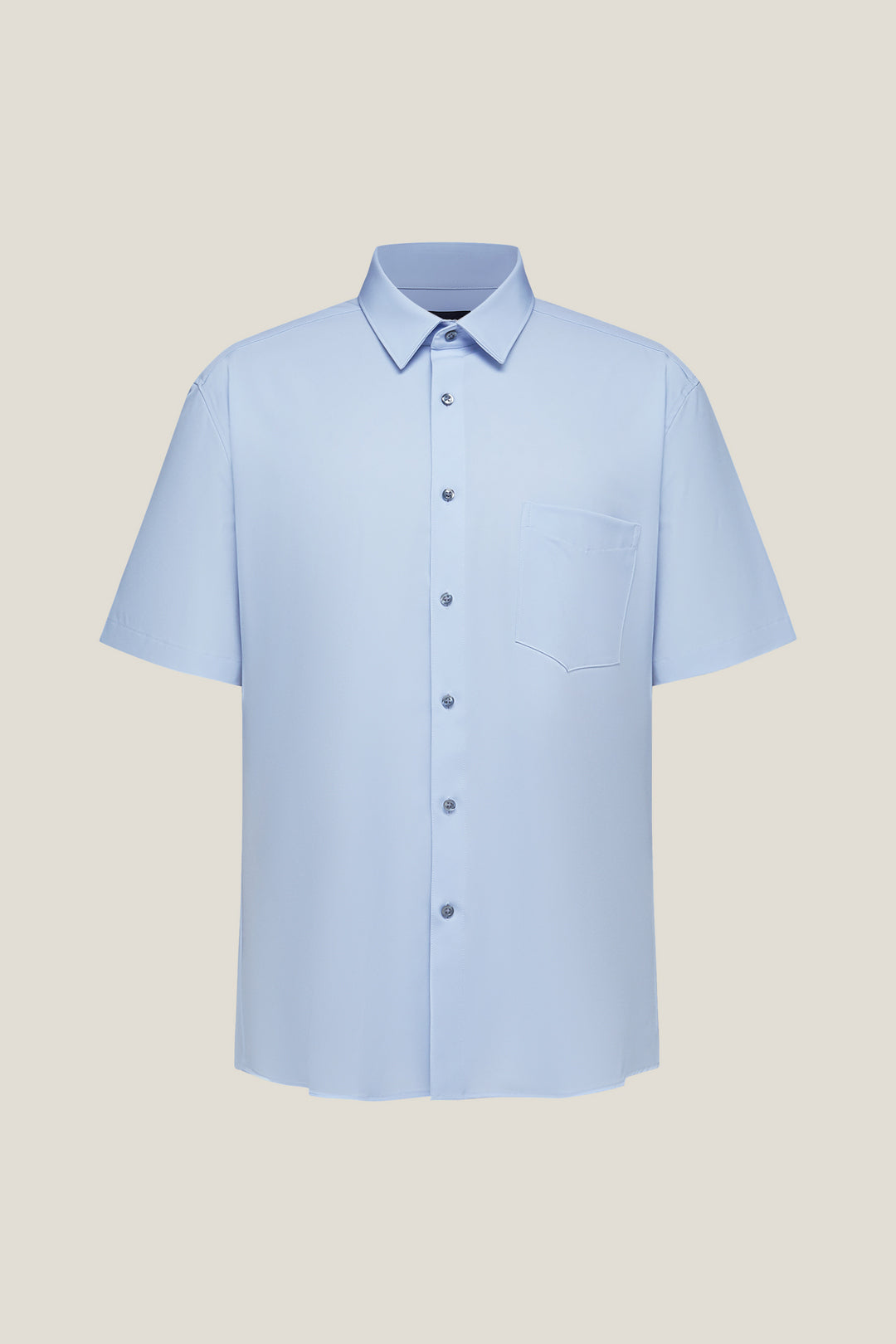 G2000 MAN-non-iron-short-sleeve-dress-shirt-56133282-Blue