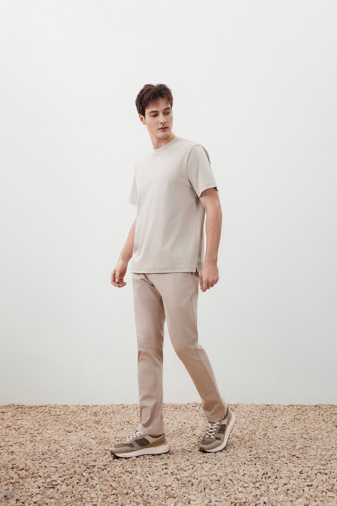 Mercerized Cotton 短袖休閒T恤