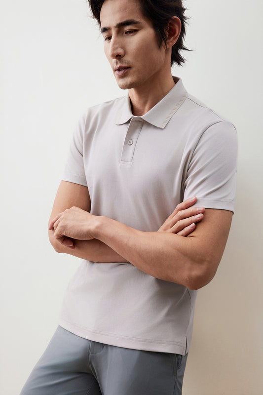 G2000 MAN-cool-touch-polo-shirt-56140432-Beige