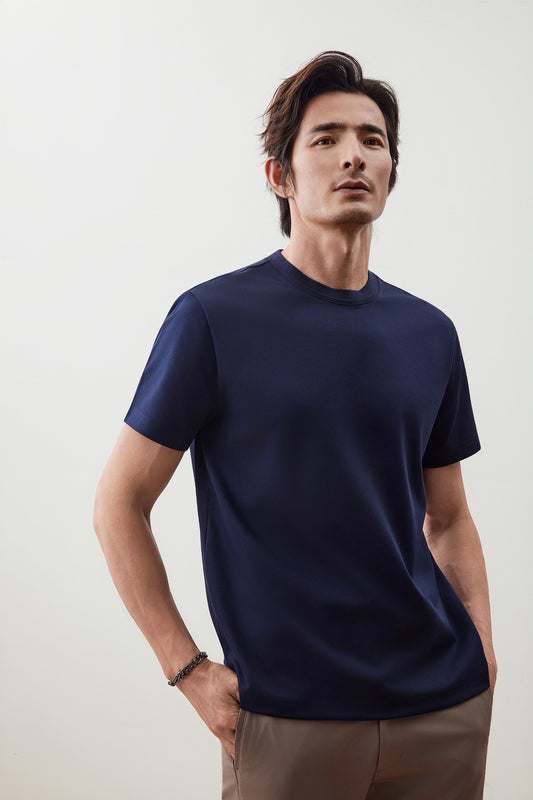 G2000 MAN-polyester-blend-short-sleeve-casual-t-shirt-56143561-Blue