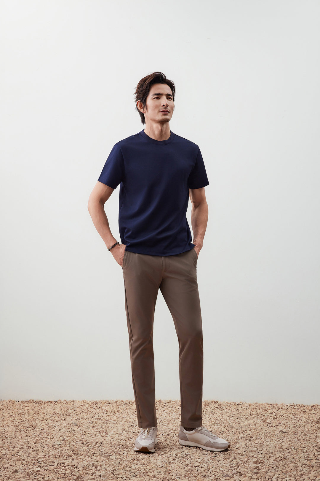 Mercerized Cotton 短袖休閒T恤