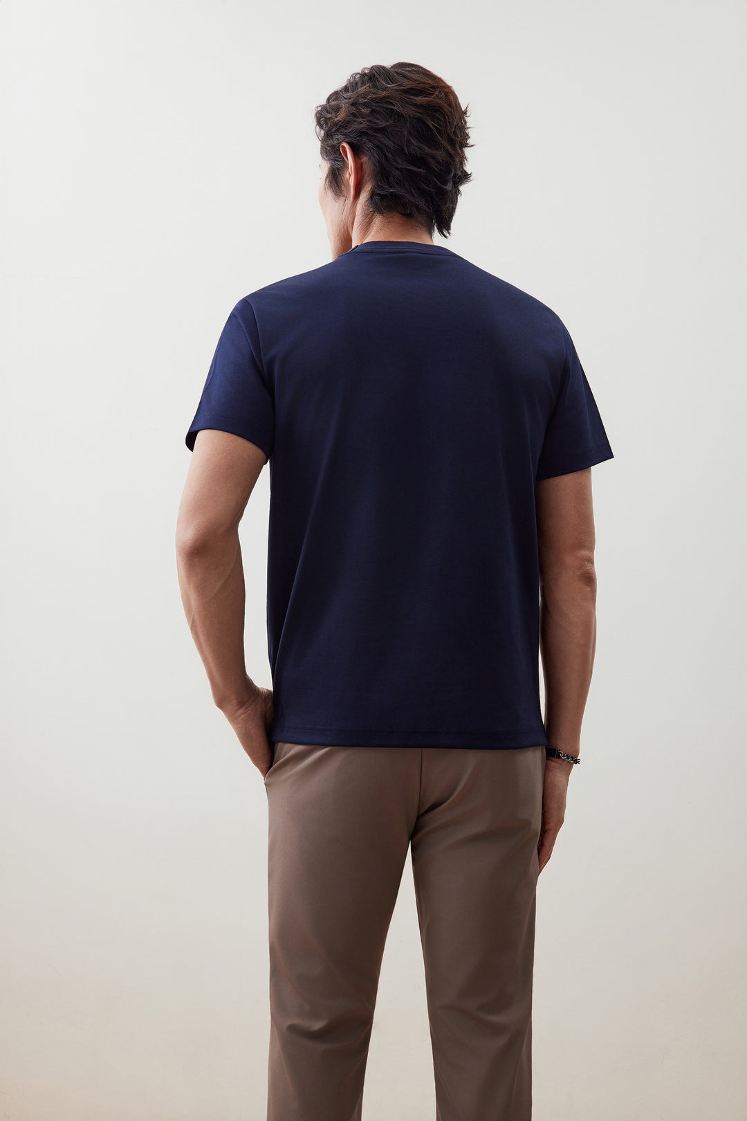 Mercerized Cotton 短袖休閒T恤