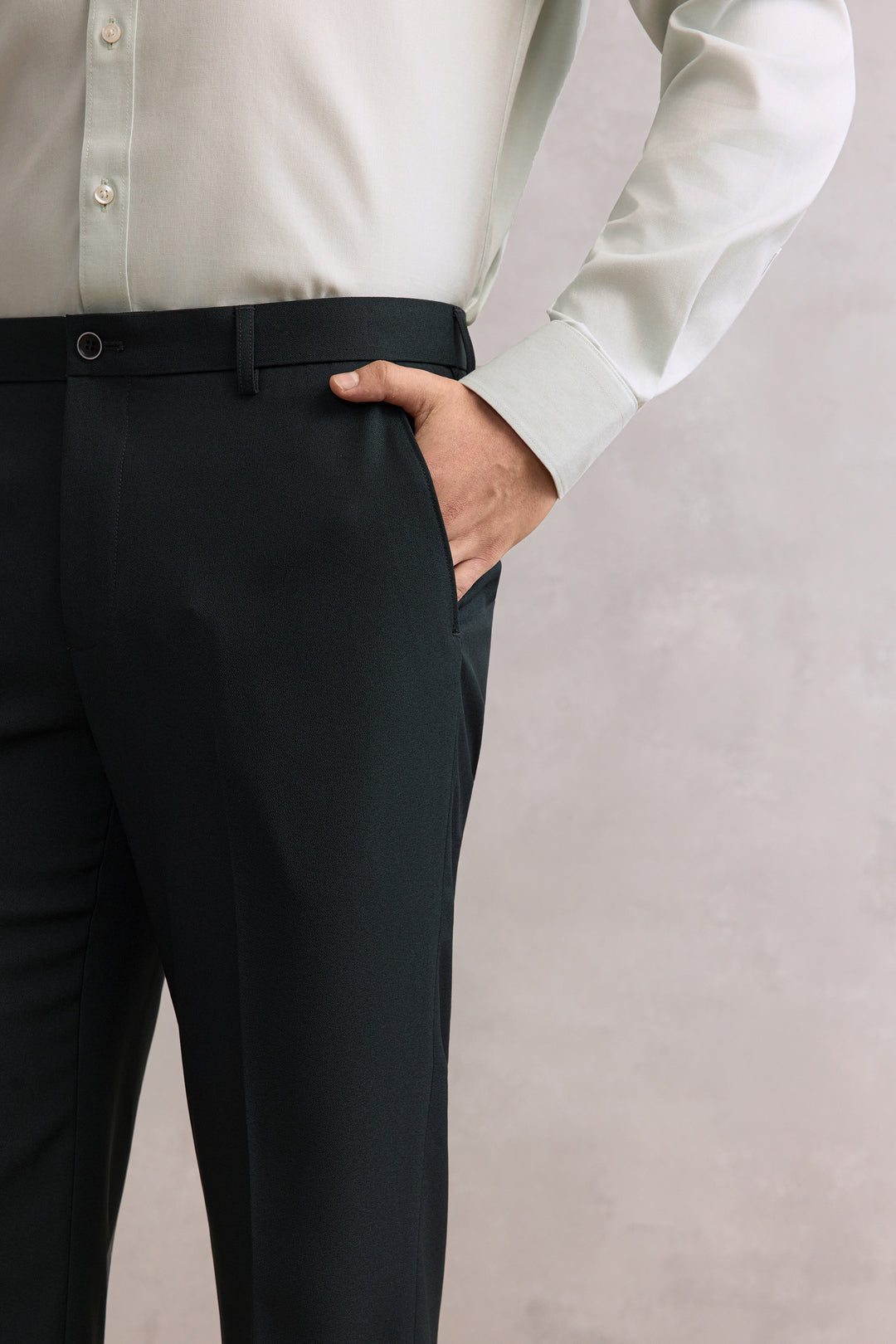 Teflon 套裝西裝褲