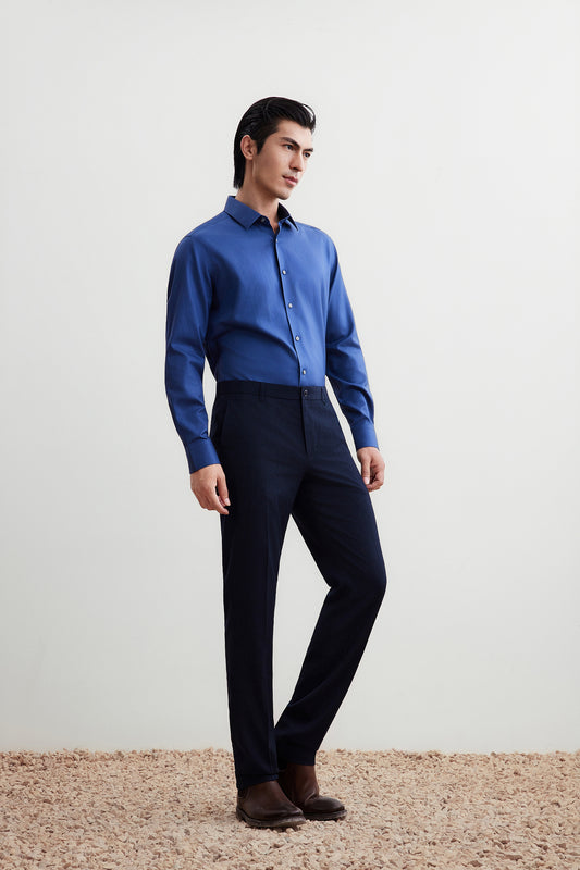 G2000 MAN-anti-bacterial-suit-pants-56153373-Blue