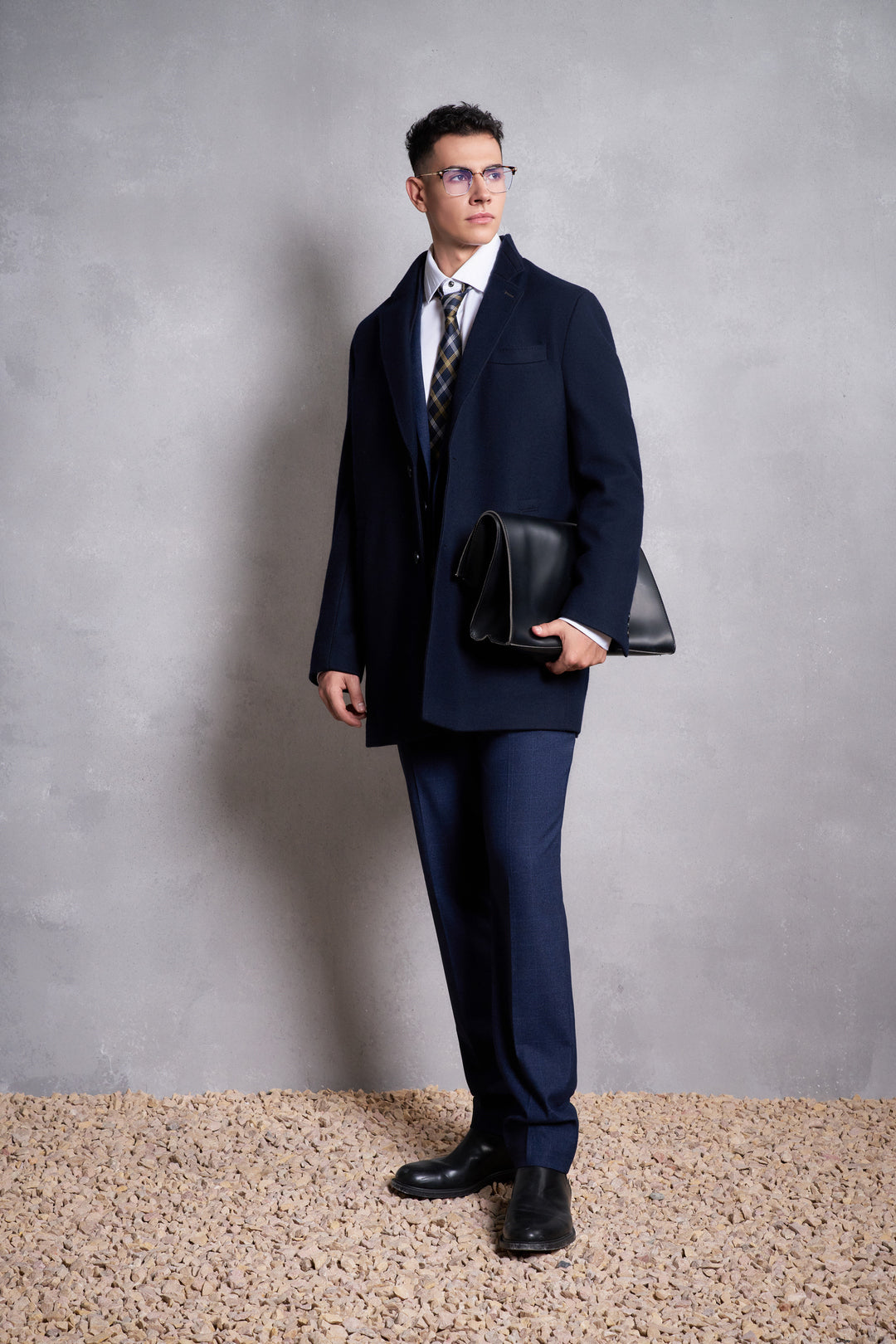 G2000 MAN-anti-bacterial-suit-pants-56153476-Blue