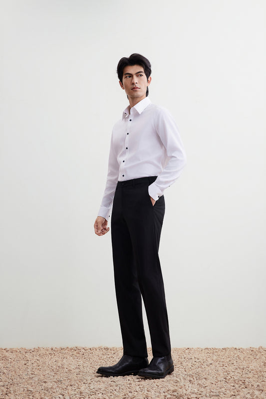 G2000 MAN-multi-way-stretch-suit-pants-56153511-Black