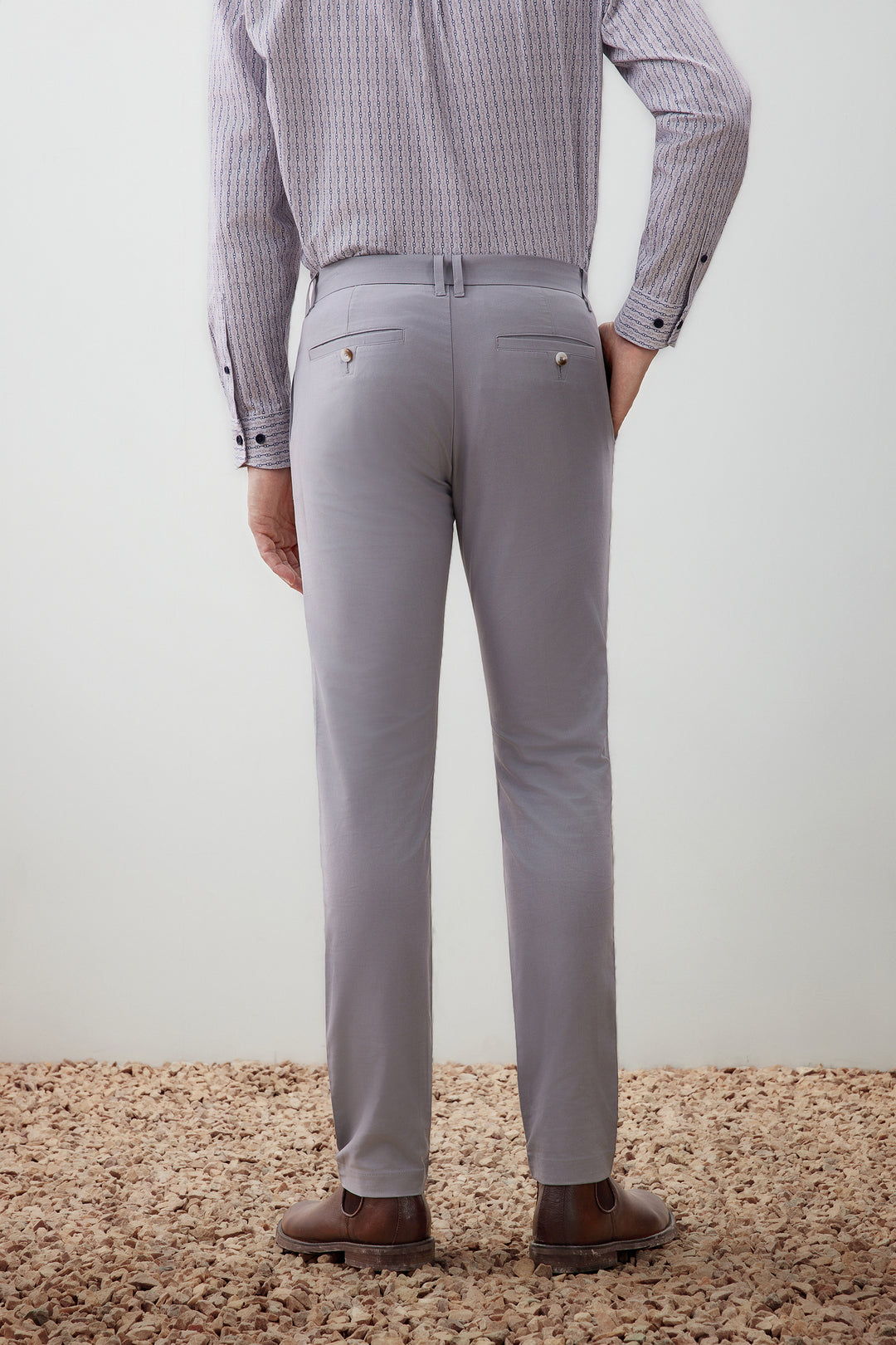 Cotton Blend 休閒長褲