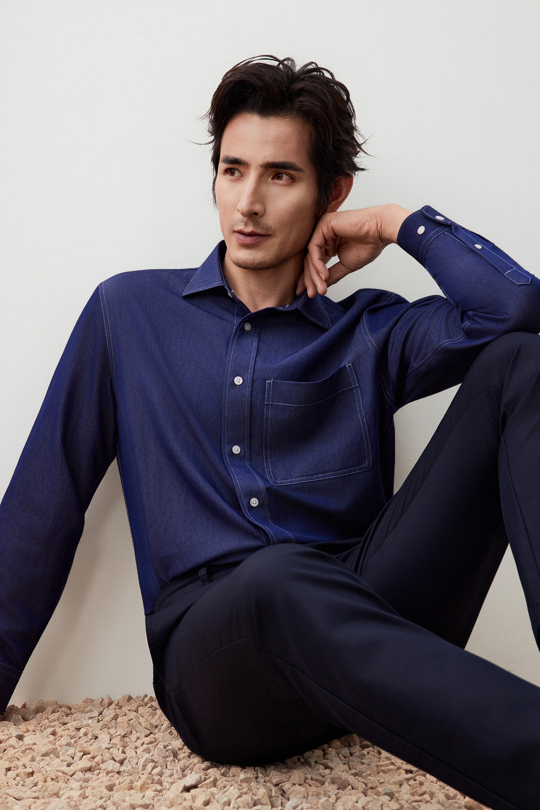 Cotton Blend 休閒長褲