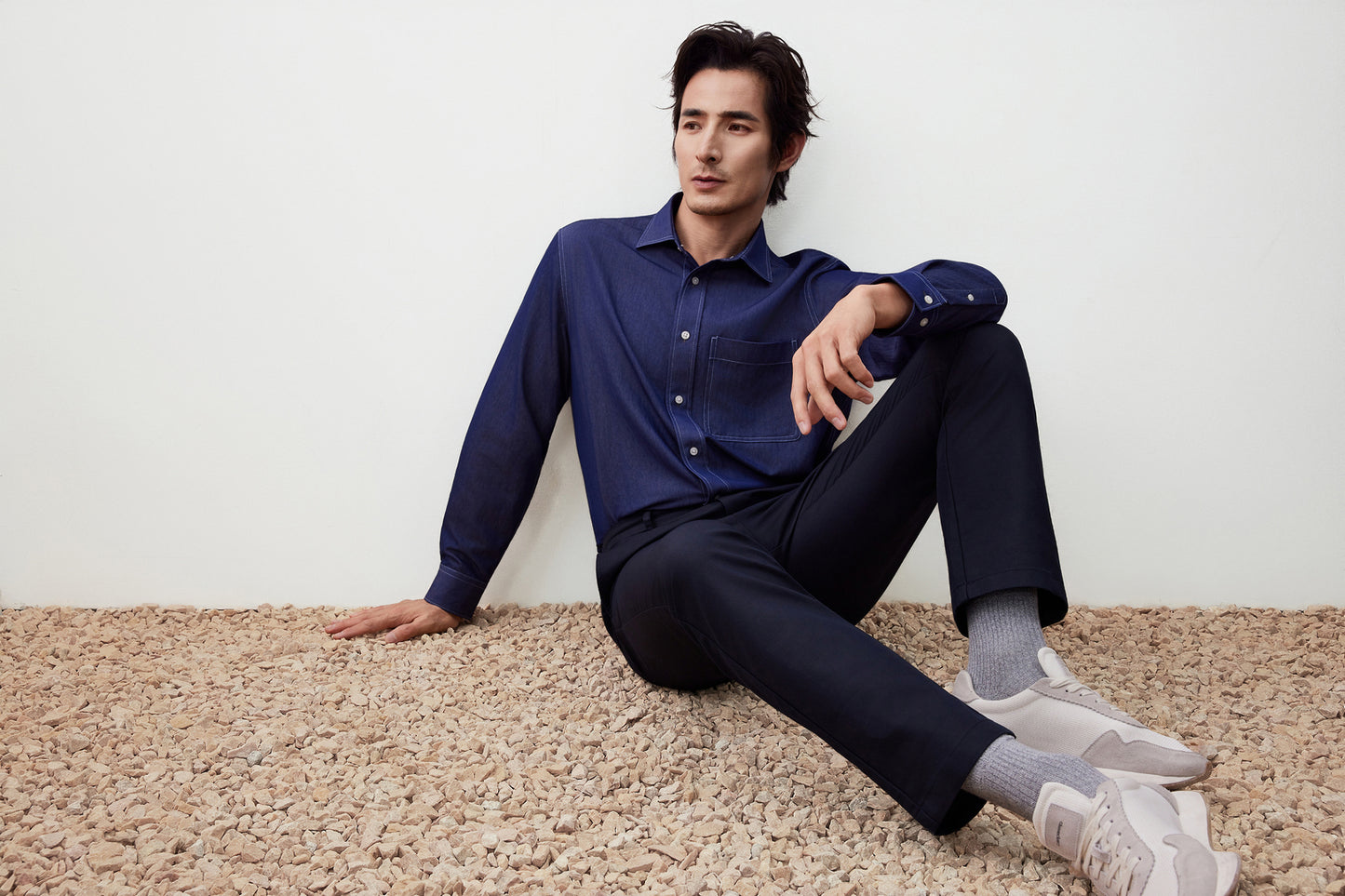 Cotton Blend 休閒長褲