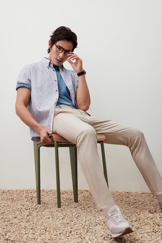 G2000 MAN-multi-way-stretch-chinos-56161937-Beige