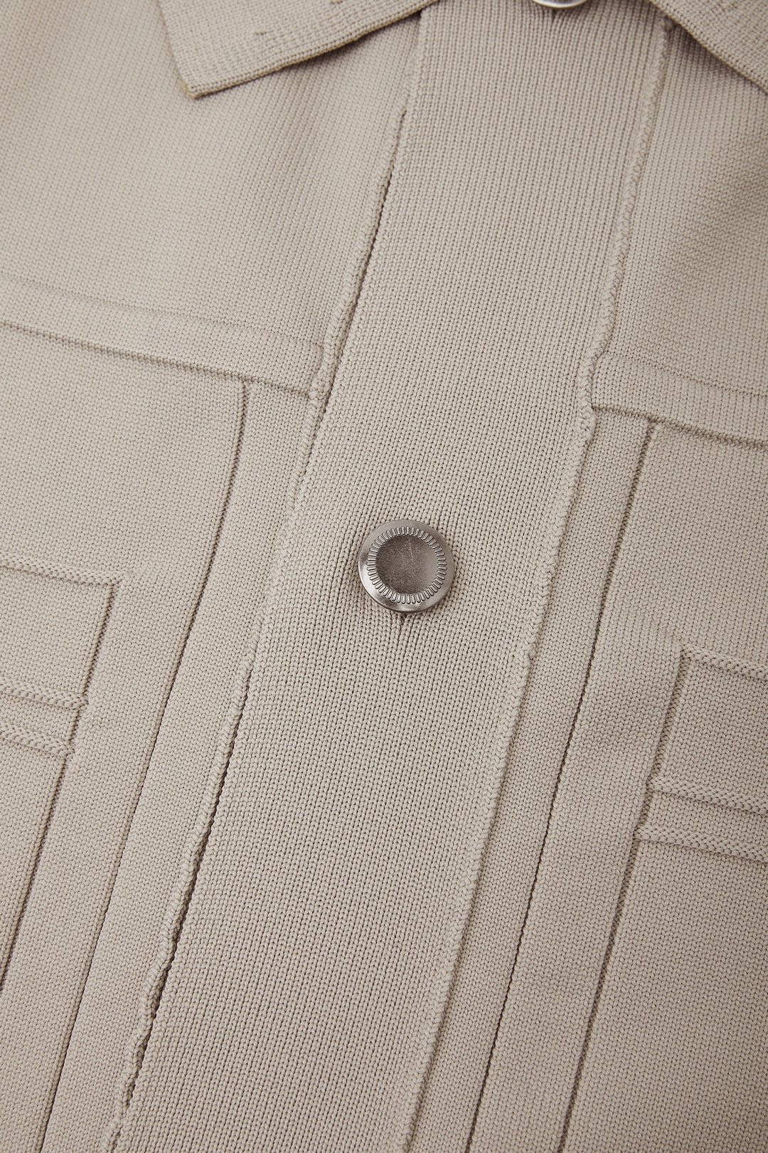 Denim-Style 針織外套