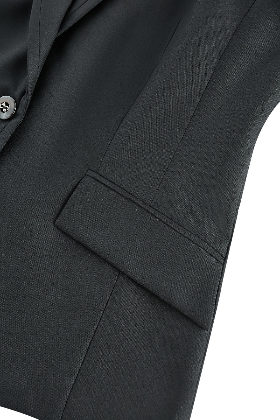 Wool Collection Anti-Static 標準領套裝西裝外套(配頸巾)