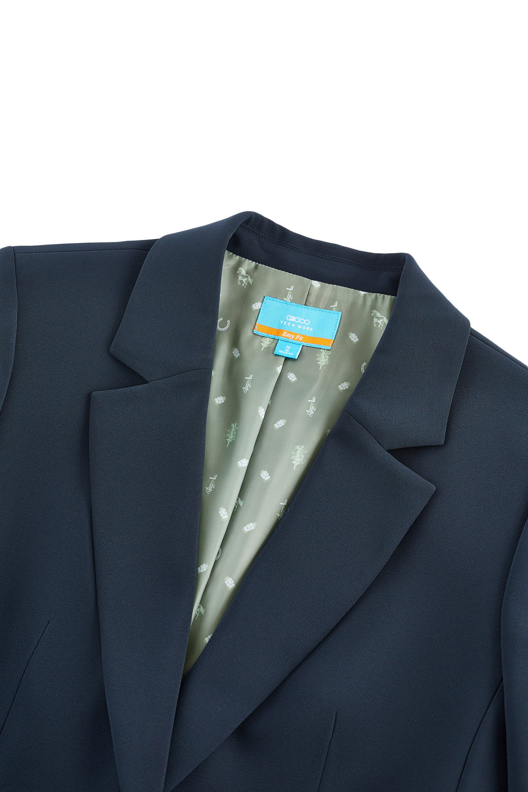 Multi-Way Stretch 標準領套裝西裝外套(配頸巾)