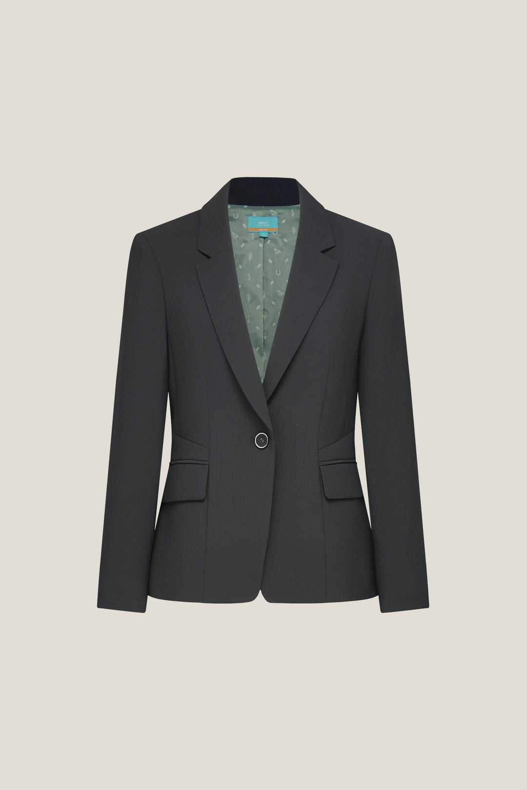 G2000 WOMAN-multi-way-stretch-notch-lapel-suit-blazer-with-scarf-56211014-Black