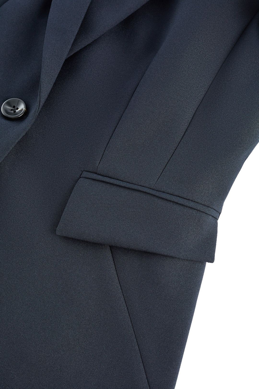 Water Repellent 標準領套裝西裝外套(配胸針)