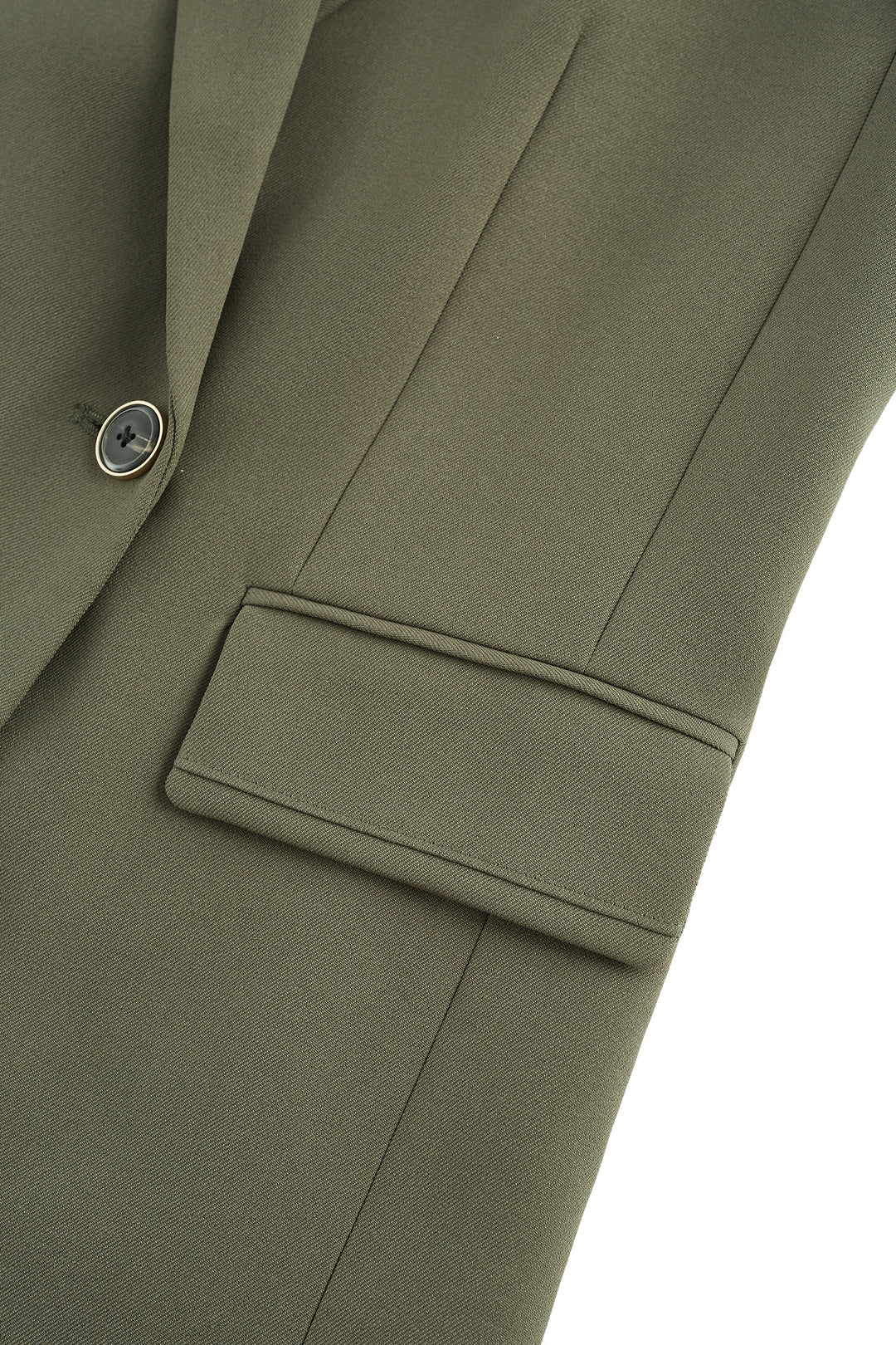 Opaque 標準領套裝西裝外套(配頸巾)