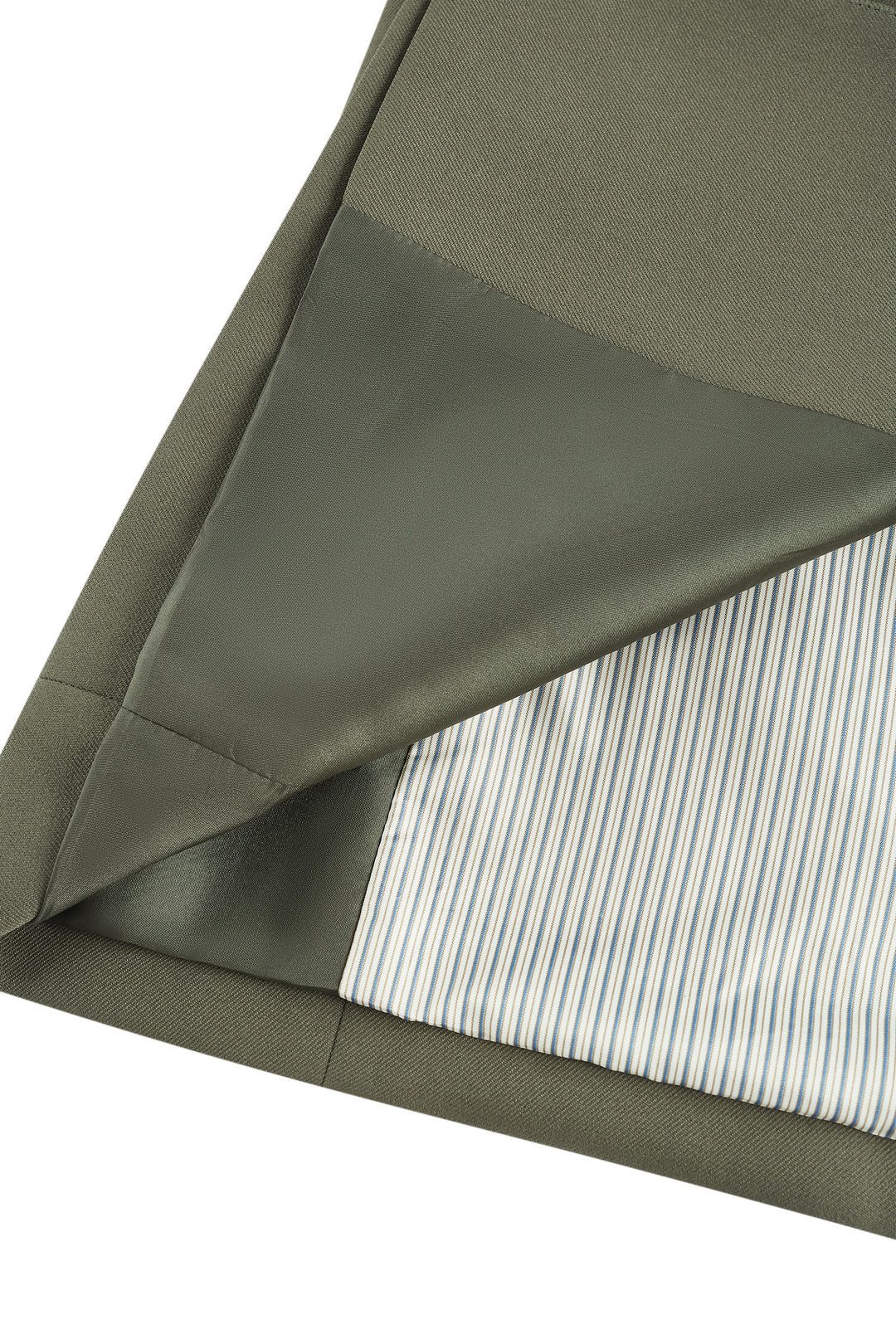 Opaque 標準領套裝西裝外套(配頸巾)