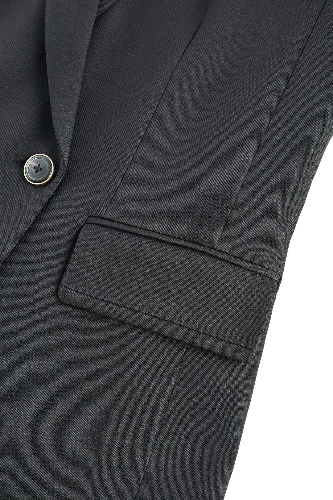 Opaque 標準領套裝西裝外套(配頸巾)