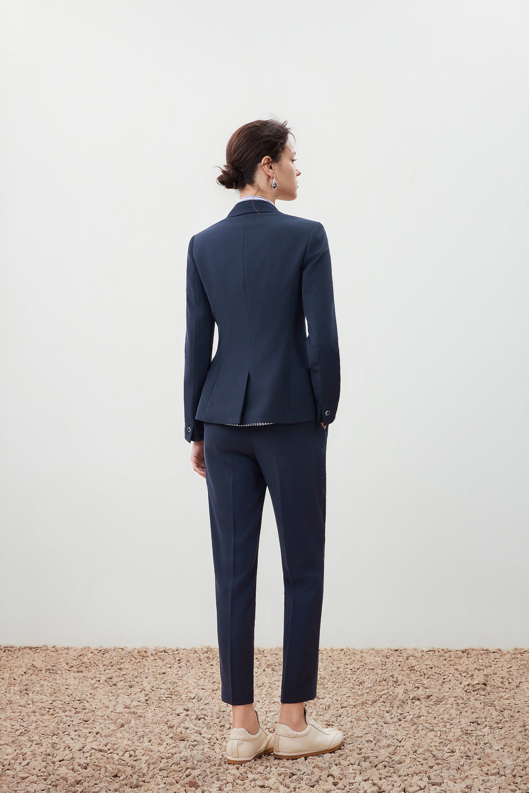 劍領長袖套裝西裝外套