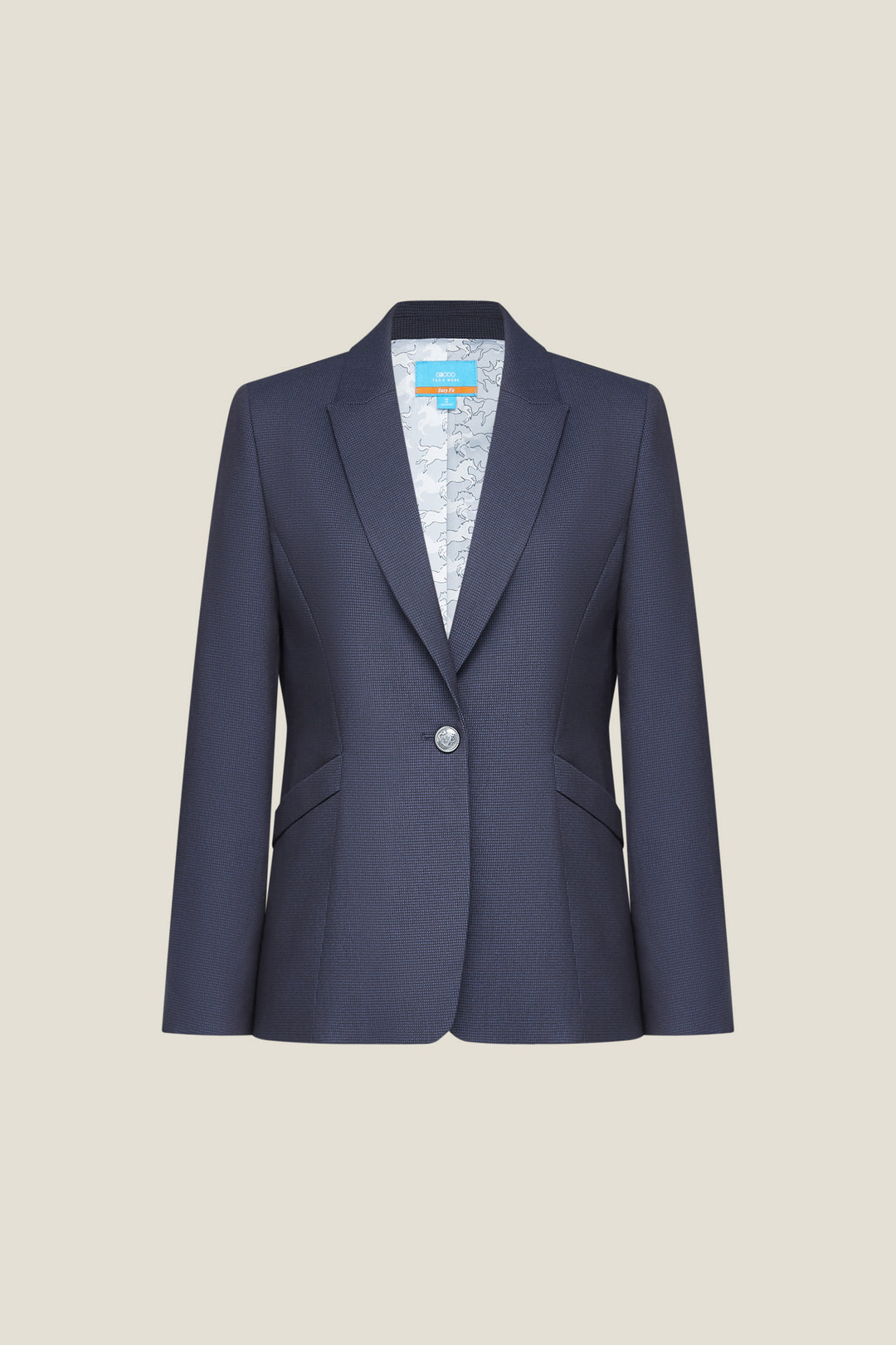 G2000 WOMAN-peak-lapel-long-sleeve-suit-blazer-56212024-Blue