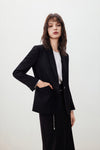 G2000 WOMAN-peak-lapel-long-sleeve-suit-blazer-56212024-Black