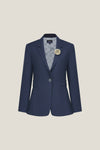 G2000 WOMAN-notch-lapel-long-sleeve-suit-blazer-with-brooch-56212133-Blue