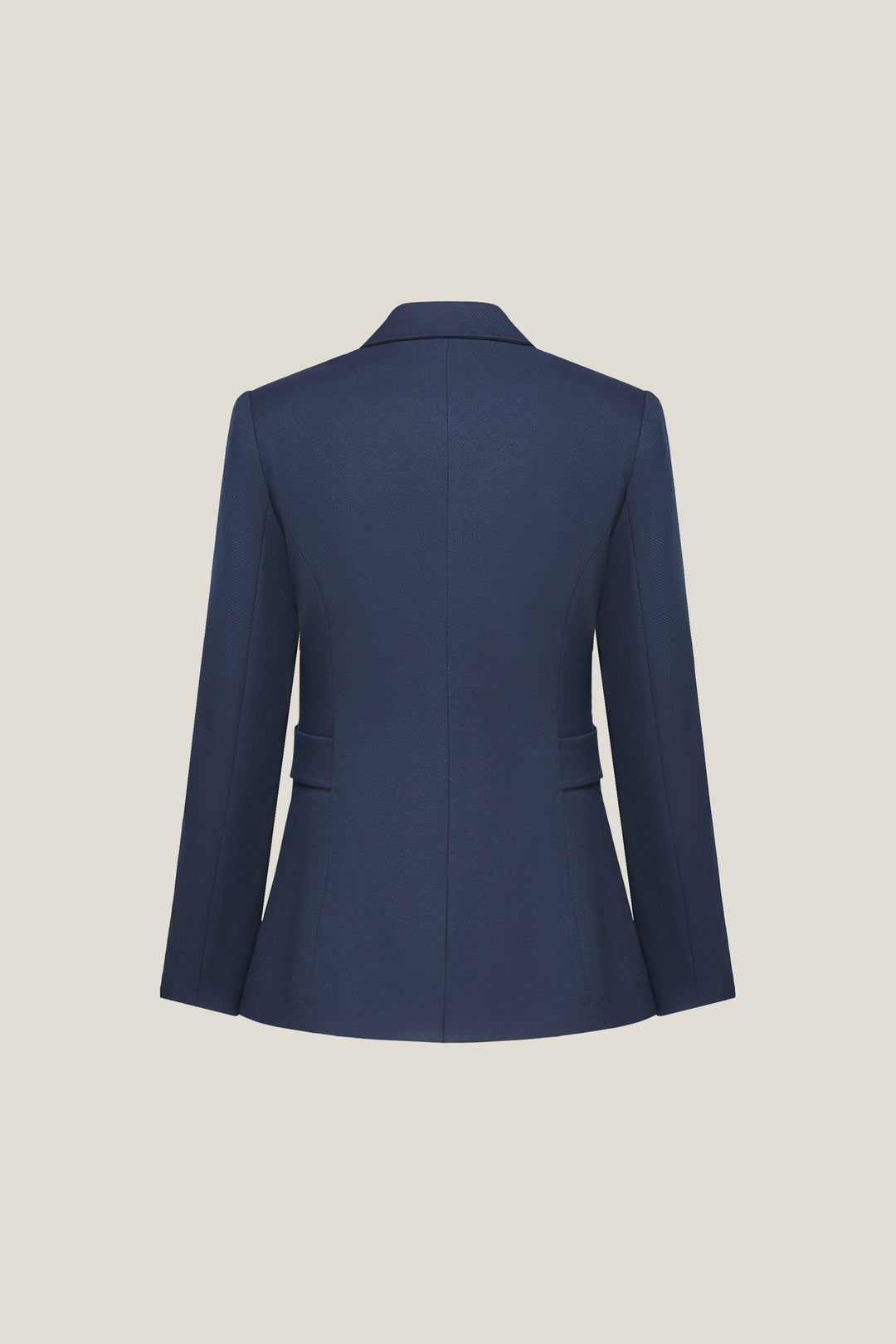 標準領長袖套裝西裝外套(配胸針)