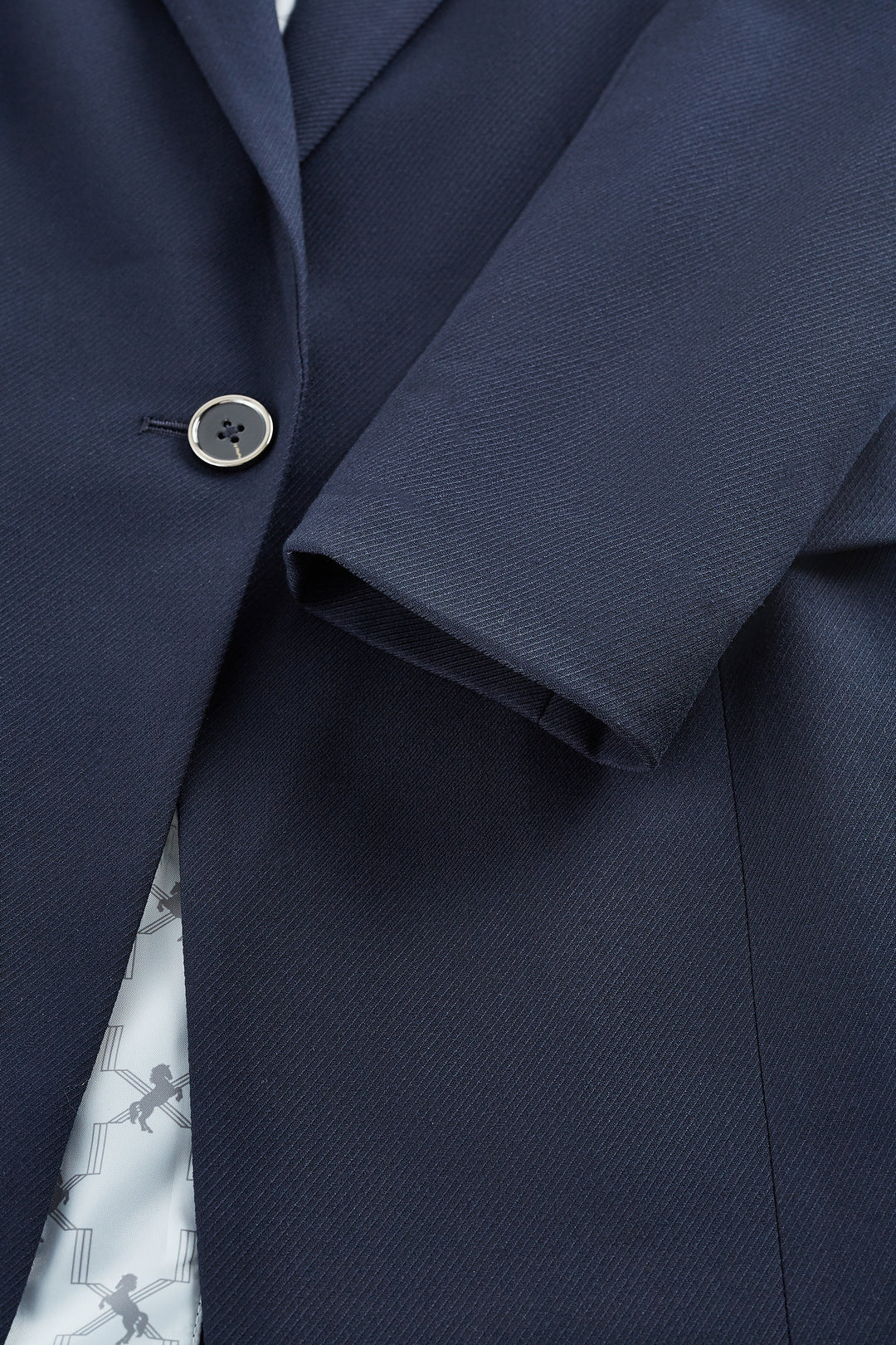 標準領長袖套裝西裝外套(配胸針)