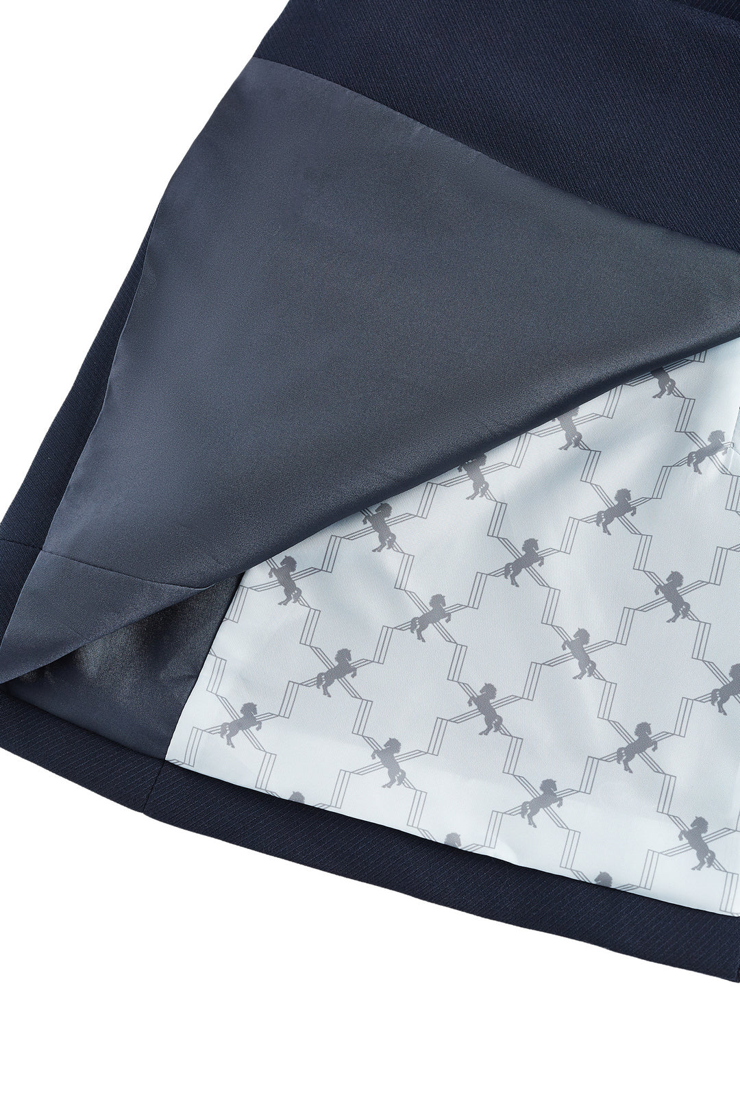 標準領長袖套裝西裝外套(配胸針)