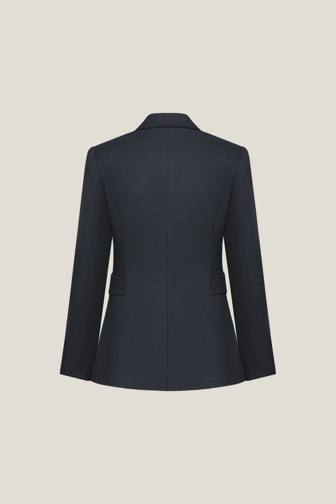 標準領長袖套裝西裝外套(配胸針)