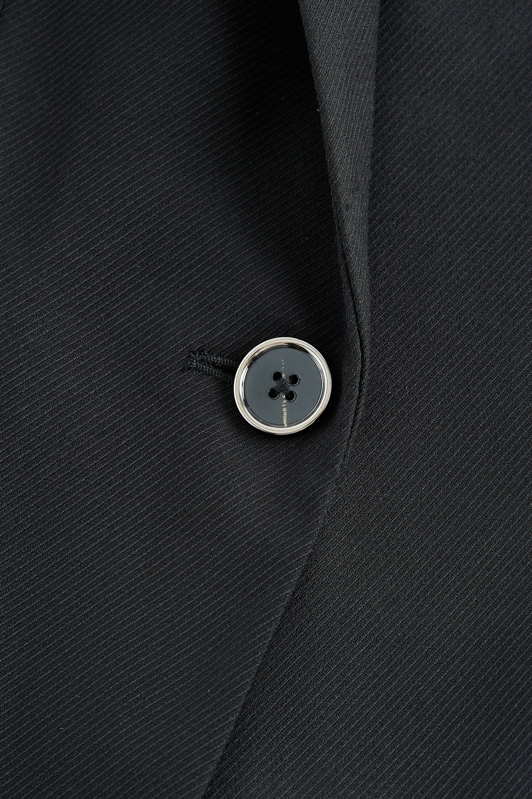 標準領長袖套裝西裝外套(配胸針)