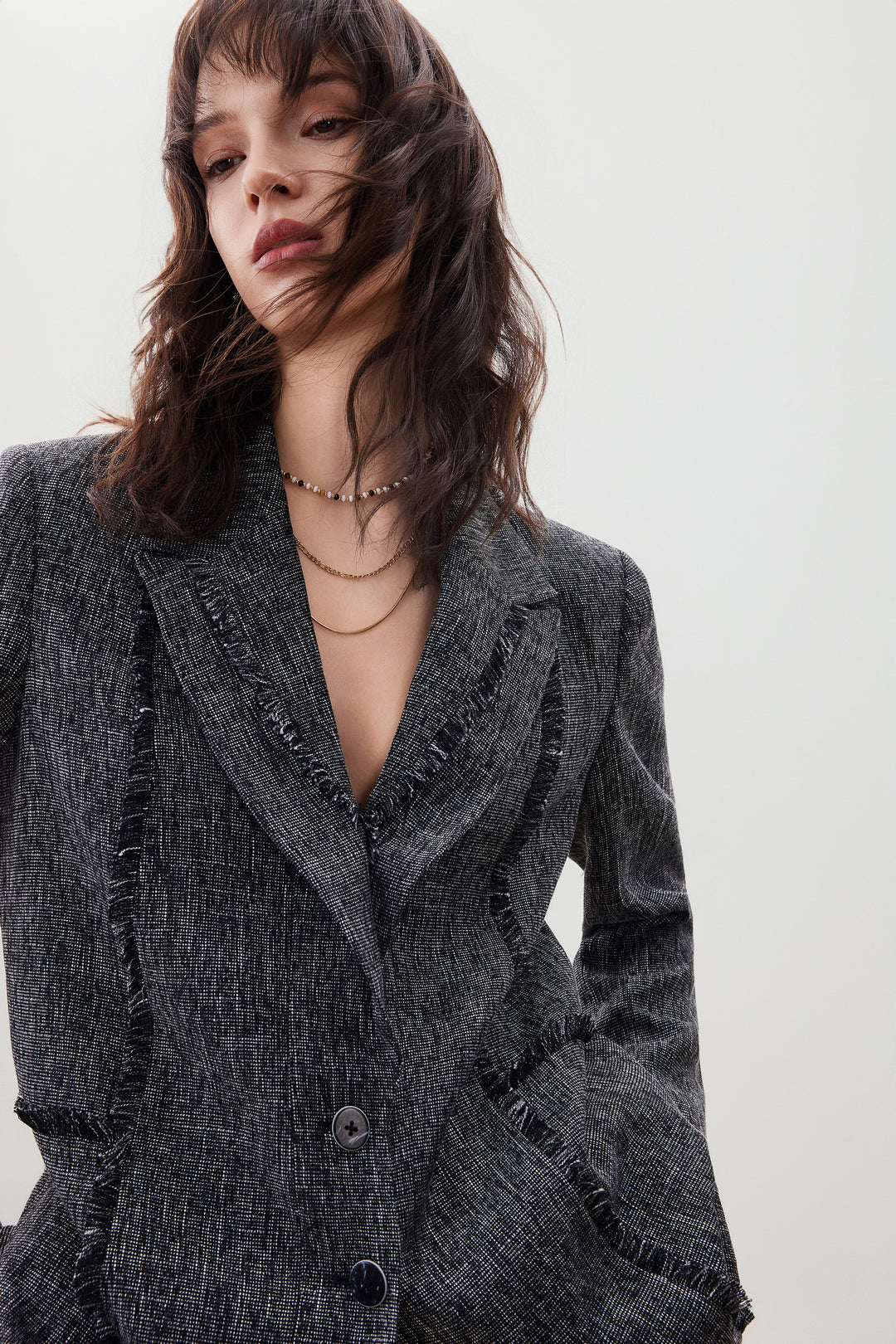 劍領長袖獨立西裝外套