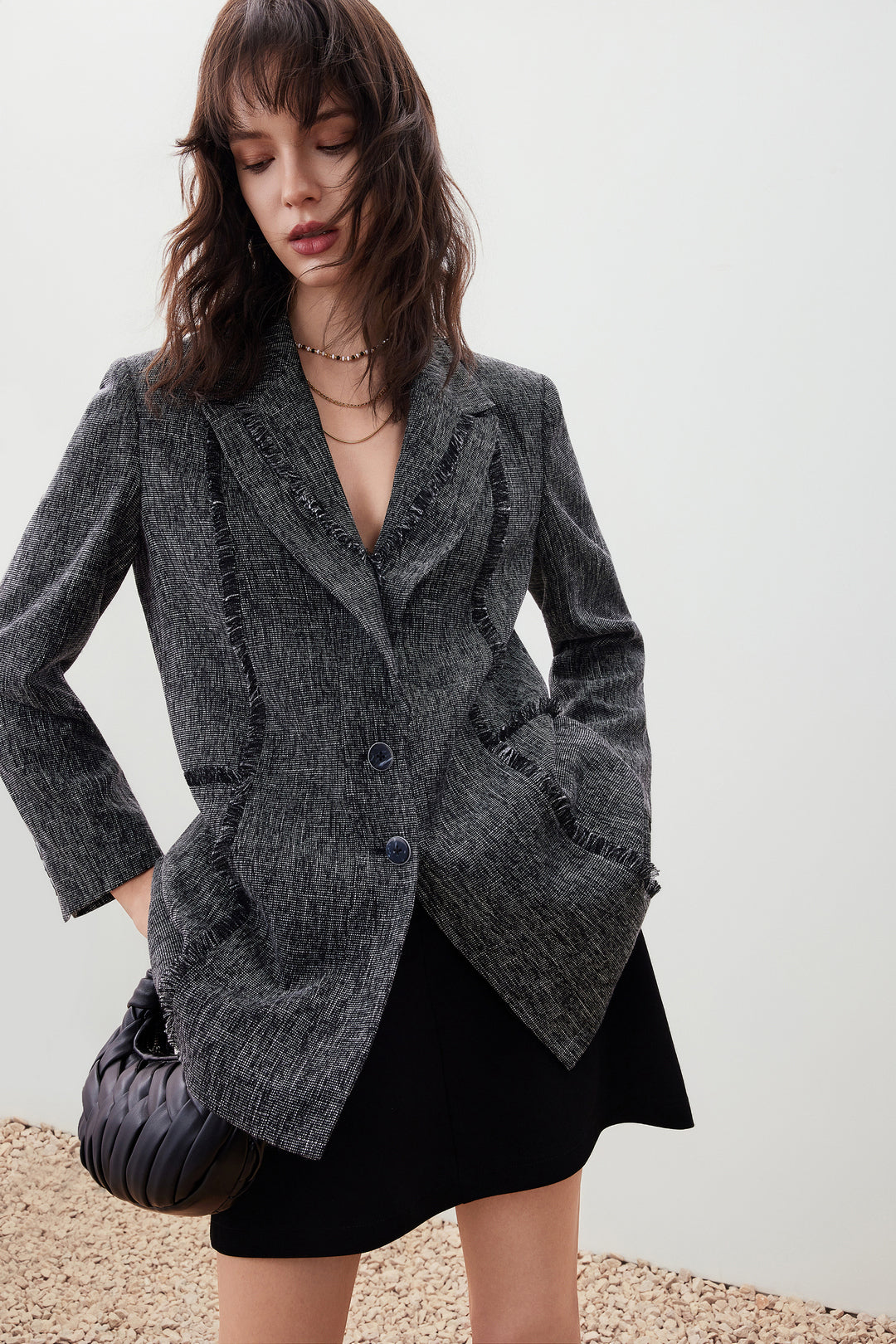 劍領長袖獨立西裝外套