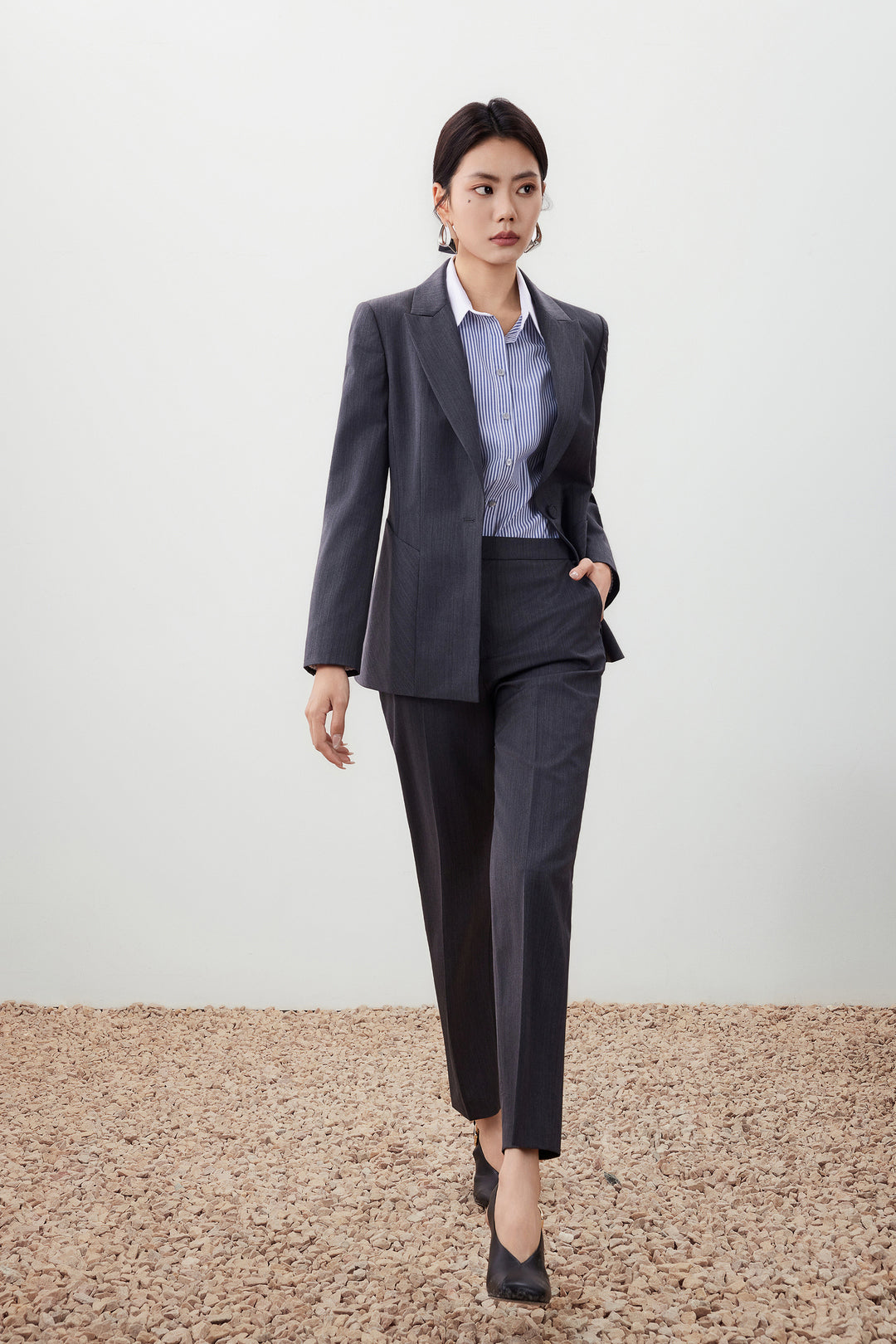 Wool Collection Anti-Static 劍領套裝西裝外套