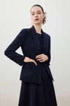 G2000 WOMAN-wool-blend-peak-lapel-suit-blazer-56215074-Blue