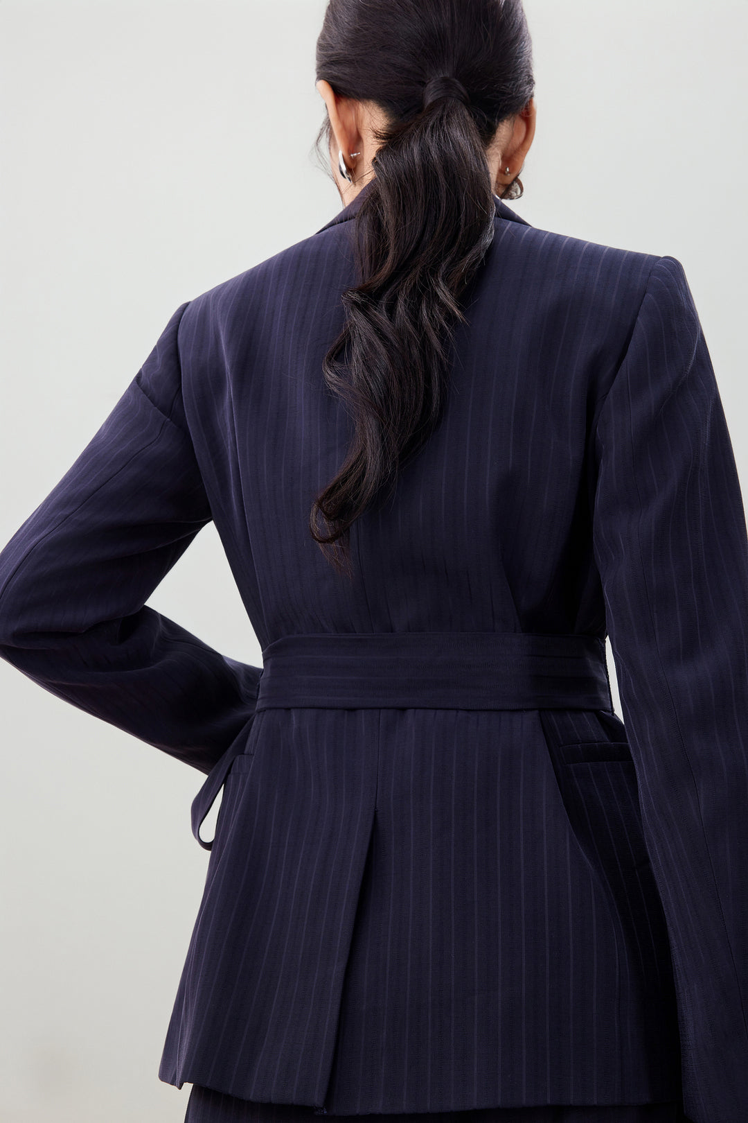 Textured 標準領套裝西裝外套(配領帶)