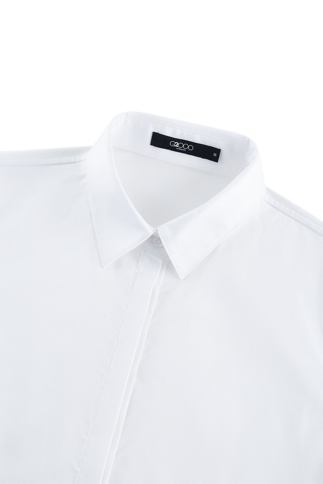 Twill 翻領長袖商務恤衫(配項鏈)