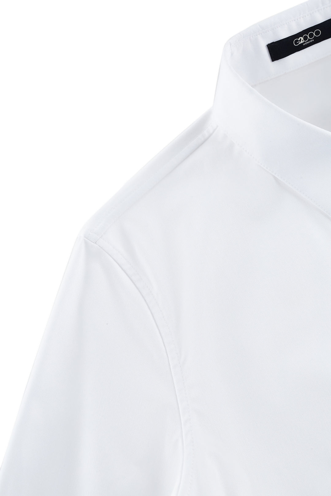 Twill 翻領長袖商務恤衫(配項鏈)