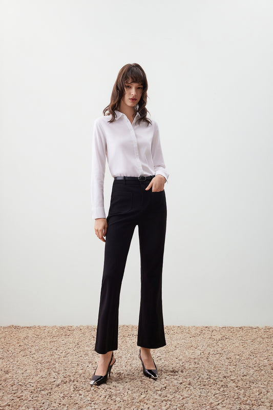 Non-Iron 翻領長袖商務恤衫