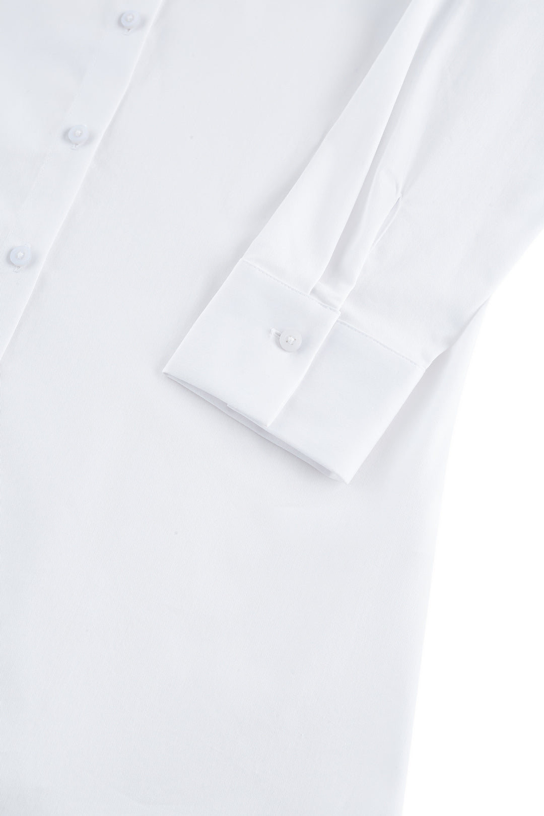 Easy Care 翻領長袖商務恤衫(配可拆卸領帶)