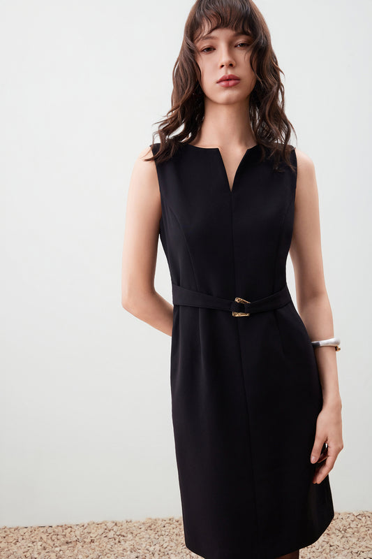 G2000 WOMAN-multi-way-stretch-collarless-dress-56231035-Black