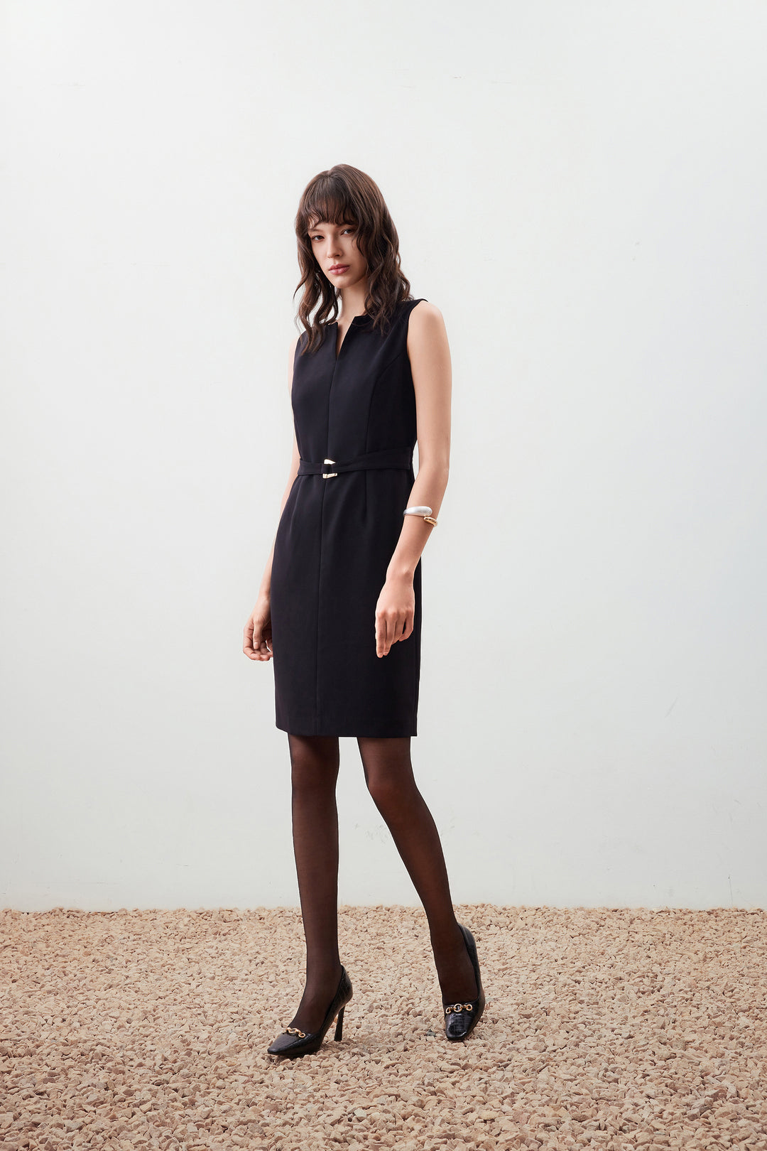 Multi-Way Stretch 無領連身裙