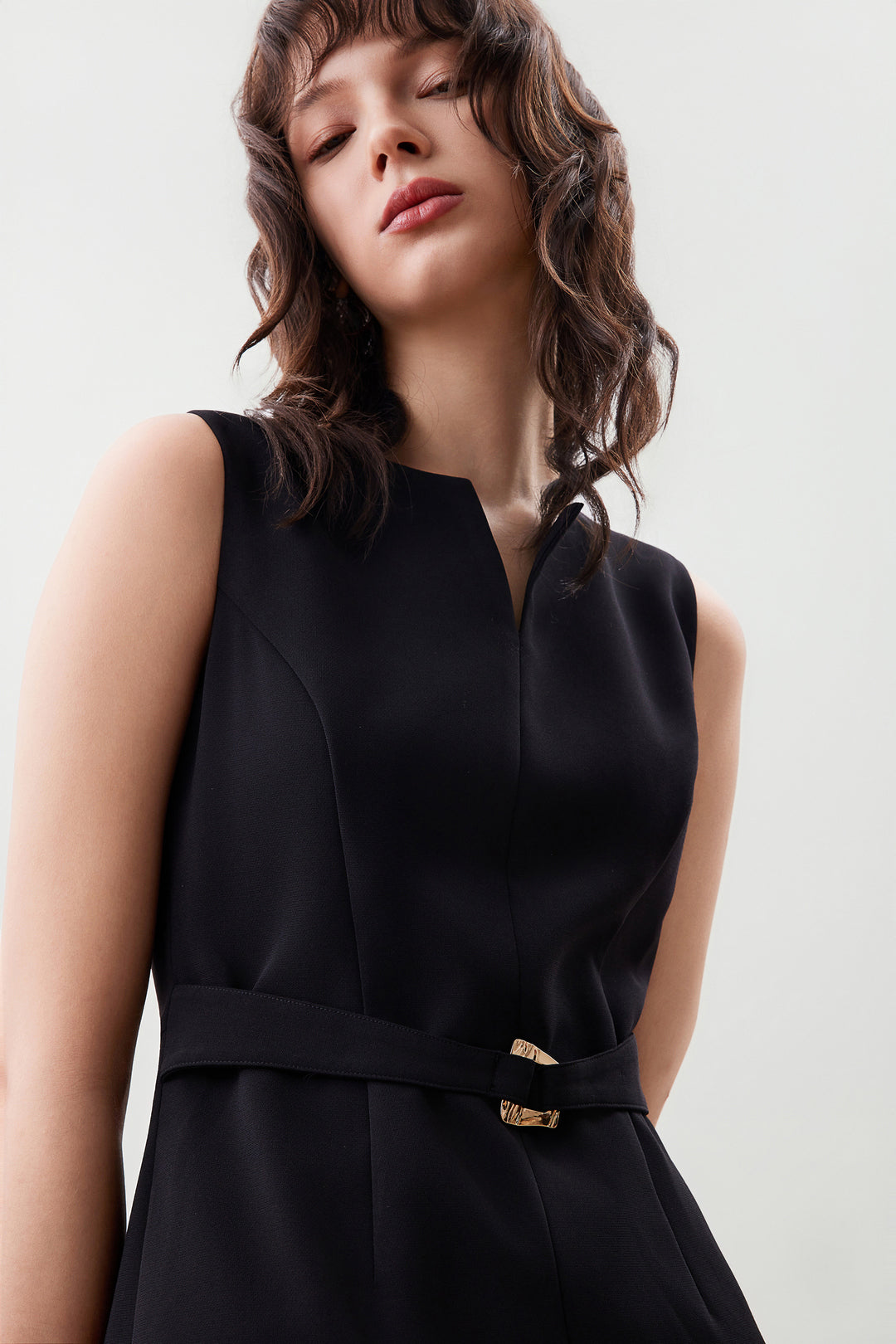 Multi-Way Stretch 無領連身裙