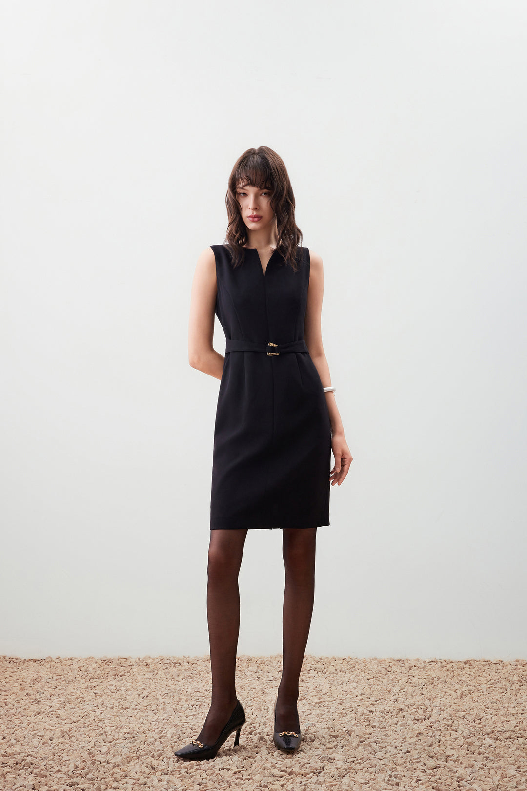 Multi-Way Stretch 無領連身裙